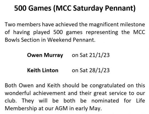 500 Games Owen Murray Keith Linton