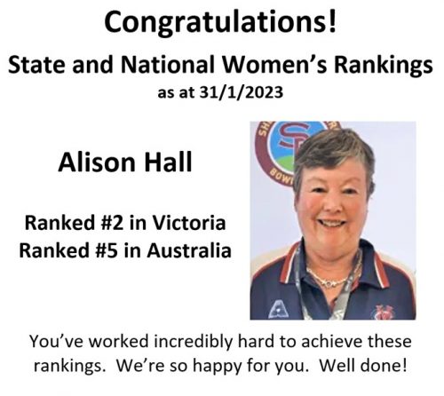 2023 Jan Rankings Alison Hall Post